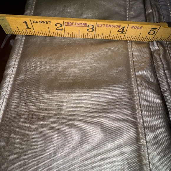 Kipling Cyrene Sparkly Gold Handbag Crossbody Tote Bag Travel Monkey Charm New - Picture 14 of 16